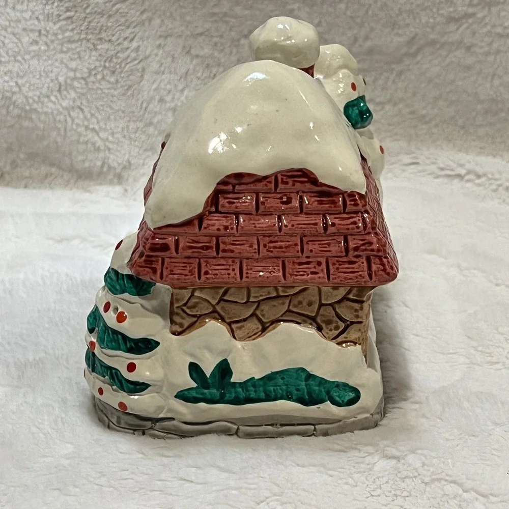 Snowman‎ Christmas Village House No Lighting Cord House Only